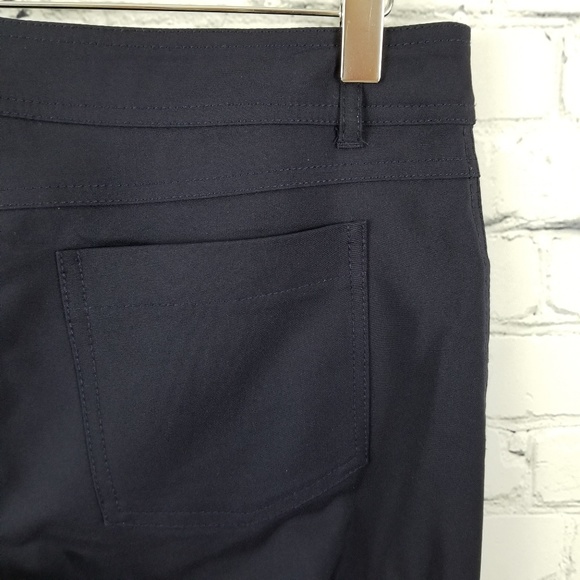 ELLOQUENT | blue stretch work pant - Picture 5 of 7